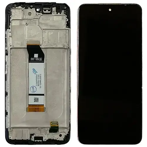 MR3_120339 Дисплей телефона для redmi note 10 5g, poco m3 pro 5g у зборі з сенсором та рамкою graphite сірий PRC