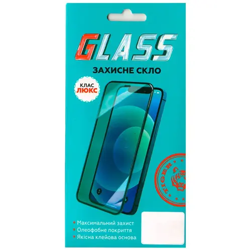 MR3_373309 Захисне скло для iphone 17 pro max (0.3 mm, 4d arc, чорний) люкс PRC