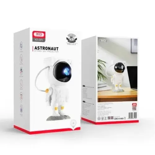 MR4_136187 Нічник xo cf1 astronaut star projector lamp, білий XO