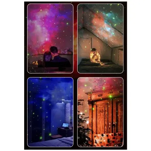MR4_136187 Нічник xo cf1 astronaut star projector lamp, білий XO
