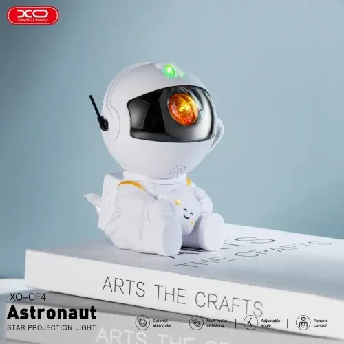 MR4_136193 Нічник xo cf4 mini astronaut sky projection lamp, білий XO