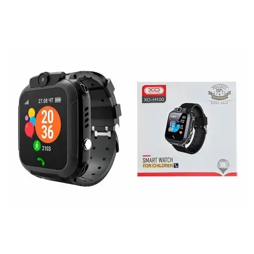 MR4_136210 Смарт-годинник xo h100 kids smart watch 2g, чорний XO