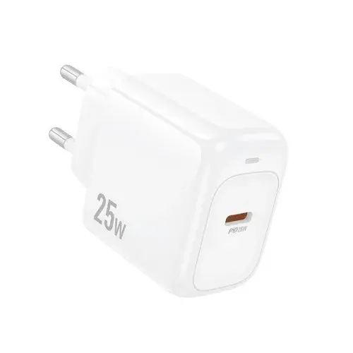 MR4_137269 Мережевий зарядний пристрій hoco cs53a surplus single port pd25w charger, білий HOCO