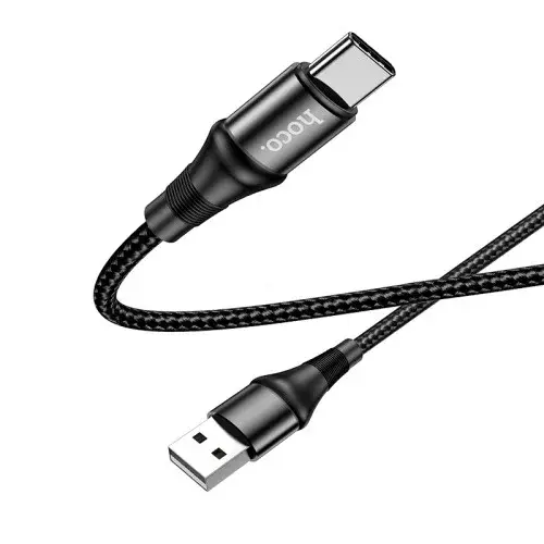 MR4_138107 Кабель hoco x50 excellent charging data для type-c 3a, 1 m, чорний HOCO