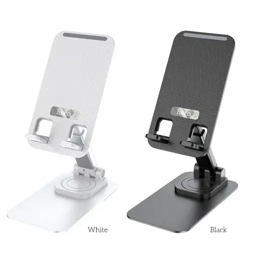 MR4_139631 Тримач настільний hoco ph50 ivey folding rotatable desktop holder, чорний HOCO