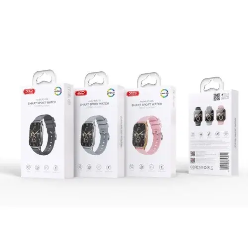 MR4_140387 Смарт-годинник xo -j10 amoled screen star mist magnetic square smart sports talking watch, чорний XO