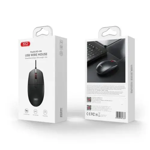 MR4_140390 Комп’ютерна мишка xo m8 yunxiao wired mouse, чорний XO