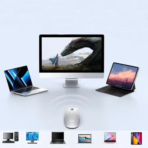 MR4_140392 Комп’ютерна мишка xo m11 yunshen glossy wireless mouse (aa batteries) сірий XO
