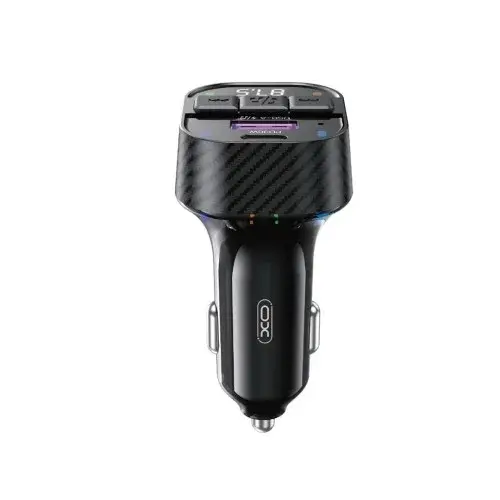 MR4_140403 Fm-трансмітер xo bcc17 smart bluetooth mp3 a+c, dual port pd30w, чорний XO