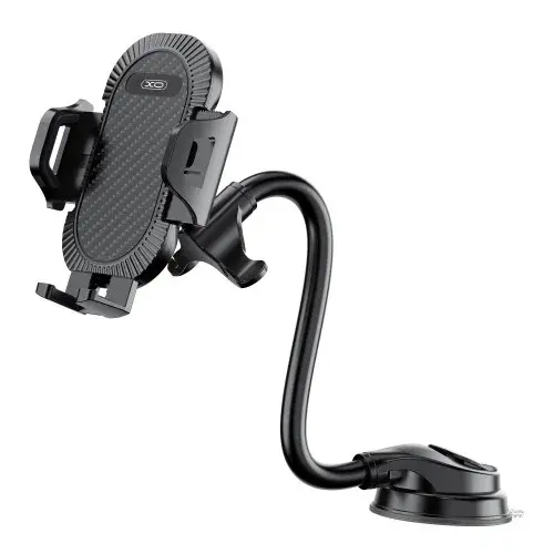 MR4_140438 Автотримач xo c85 car hose suction cup mobile phone holder, чорний XO