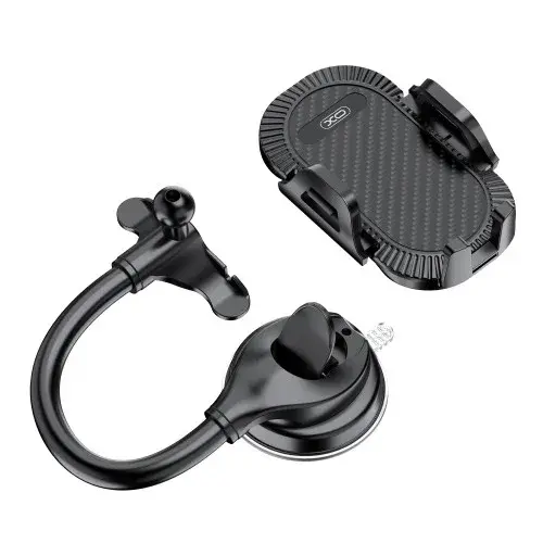 MR4_140438 Автотримач xo c85 car hose suction cup mobile phone holder, чорний XO