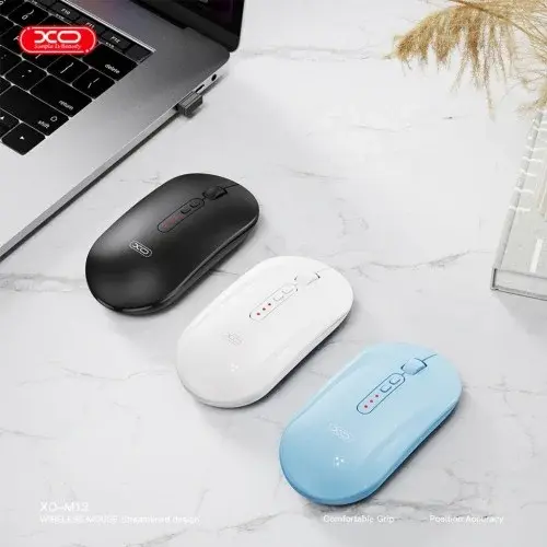 MR4_140464 Комп’ютерна мишка xo m13 tri-mode bluetooth wireless silent mouse блакитна XO