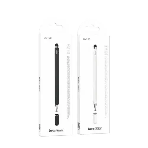 MR4_140673 Стілус hoco gm103 fluent series universal capacitive pen, білий HOCO
