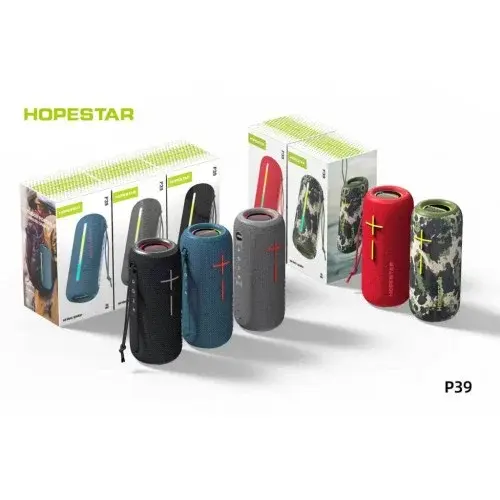 MR4_140760 Колонка акустична bluetooth hopestar p39 led 20w синій HOPESTAR