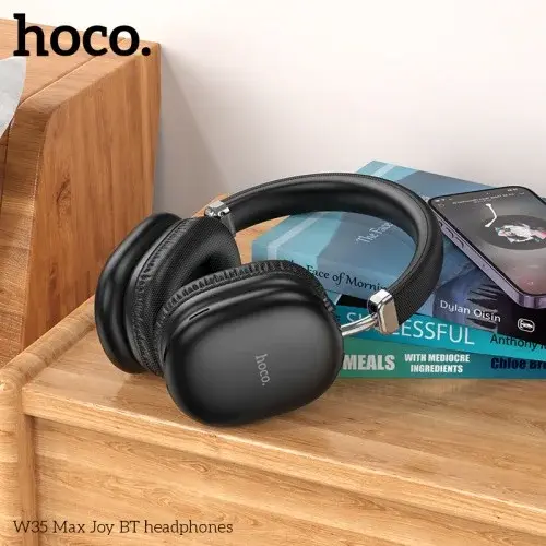 MR4_141557 Навушники накладні hoco w35 max joy bt5.3, 90hours, чорний HOCO