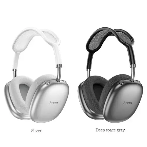 MR4_141568 Навушники накладні hoco w55 plus happiness anc noise reduction bt headphones deep space, сірий HOCO