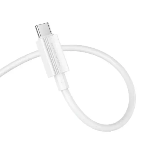 MR4_144027 Кабель hoco x107 favor charging data cable type-c 3a, 1 m, білий HOCO
