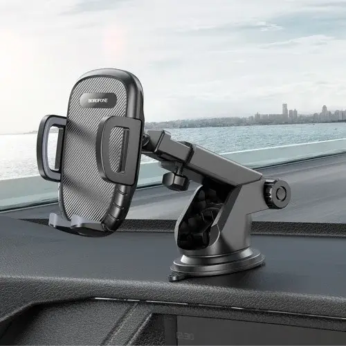 MR4_144185 Автотримач borofone bh53 windy центральна панель car holder, чорний BOROFONE