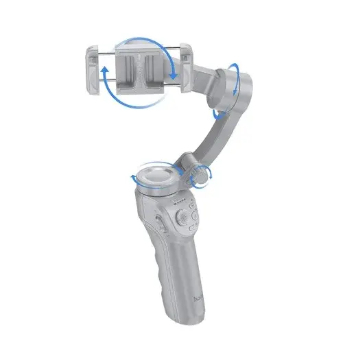 MR4_144368 Стедікам-трипод hoco k24 support 3-axis smart gimbal, сірий HOCO