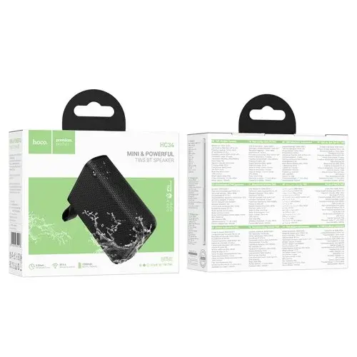 MR4_144430 Акустична система hoco hc34 star btspeaker, чорний HOCO