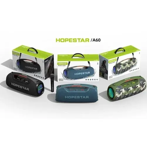 MR4_144634 Колонка акустична bluetooth hopestar a60 100w, чорний HOPESTAR