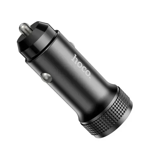 MR4_146148 Автомобільний зарядний пристрій hoco z49a level single port qc3.0 car charger, чорний HOCO