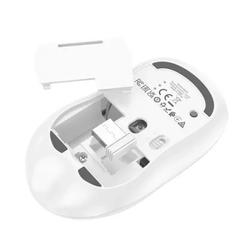 MR4_146151 Комп’ютерна мишка hoco gm25 royal dual-mode business ws mouse, білий HOCO