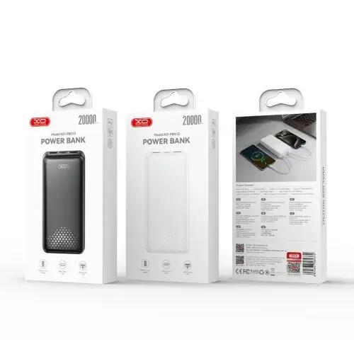 MR4_146251 Зовнішній акумулятор power bank xo pb313 light display mobile power 20000mah, чорний XO