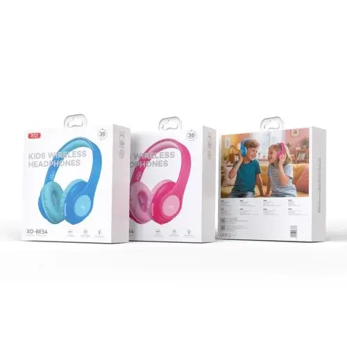 MR4_147327 Навушники накладні xo be54 cartoon kids headphones рожевий XO
