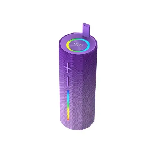 MR4_147334 Акустична система xo f71 hidden carrying handle cylinder led dazzle speaker фіолетовий XO