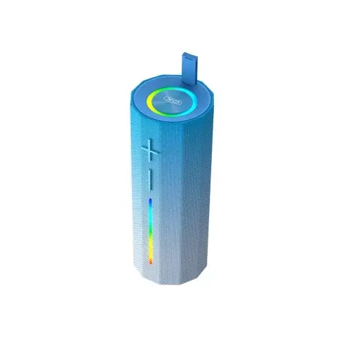 MR4_147335 Акустична система xo f71 hidden carrying handle cylinder led dazzle speaker синій XO