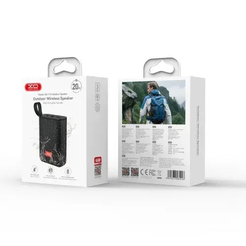 MR4_147342 Акустична система xo f74 outdoor waterproof ip66 portable wireless speaker, чорний XO