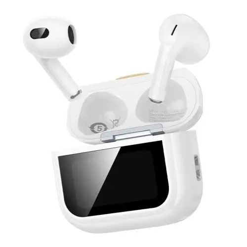 MR4_152182 Навушники бездротові hoco ew87 gata true wireless touch screen bt headset, білий HOCO