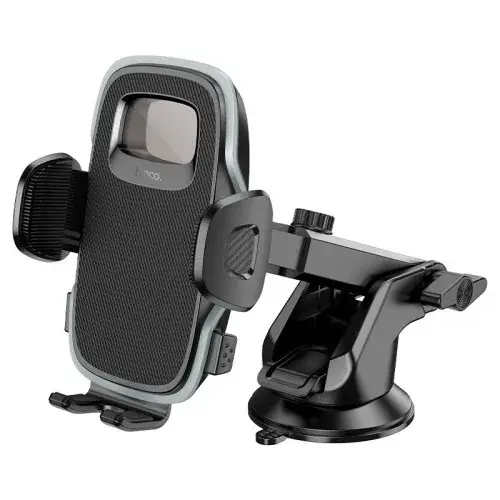 MR4_152425 Автотримач hoco h15 fair push-type car holder (центральна панель), чорний HOCO