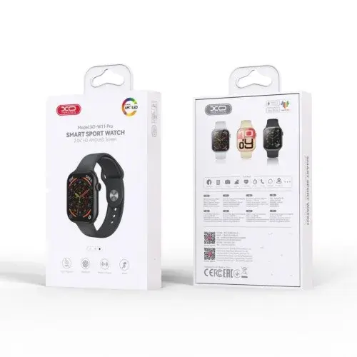 MR4_152961 Смарт-годинник xo w11 pro amoled screen 11gen wireless charging smart sports commun золотистий XO