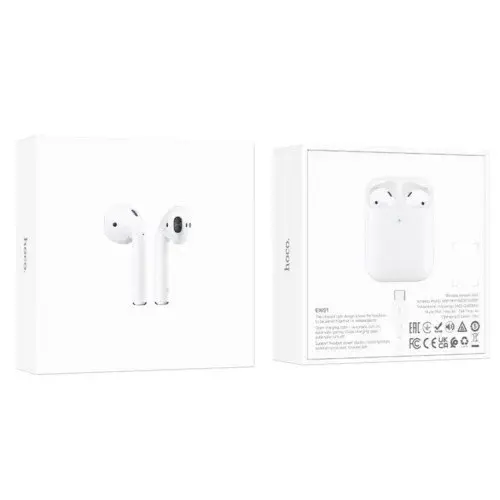 MR4_153133 Навушники бездротові hoco ew91 true wireless stereo headset bt6.0, білий HOCO