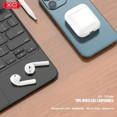MR4_18850 Навушники бездротові xo t2 pods bluetooth headset, білий XO