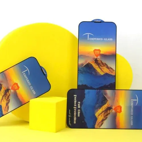 MR4_19995 Захисне скло full glue для redmi 13c, poco m6 5g, poco c65, чорний (тех. пак) PRC