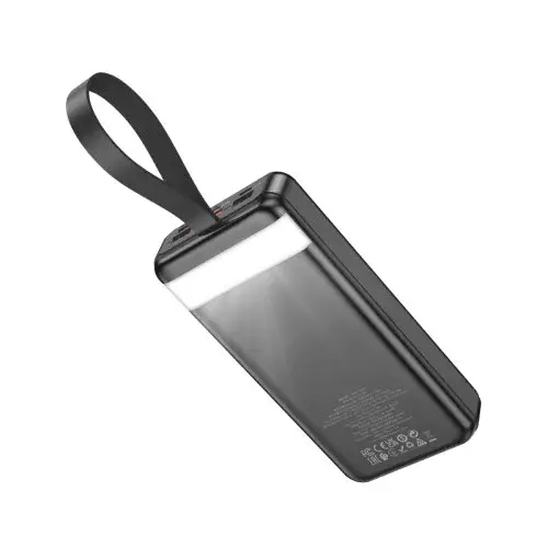 MR4_29836 Зовнішній акумулятор power bank hoco j123b element 22.5w+pd20w fully compatible with lcd and led-lamp 30000mah, чорний HOCO