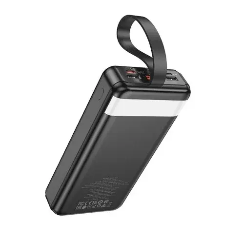 MR4_29836 Зовнішній акумулятор power bank hoco j123b element 22.5w+pd20w fully compatible with lcd and led-lamp 30000mah, чорний HOCO