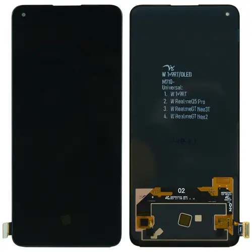 MR1_100459 Дисплей realme gt neo 2, gt neo 3t, q5 pro, oneplus 9rt у зборі oled чорний PRC