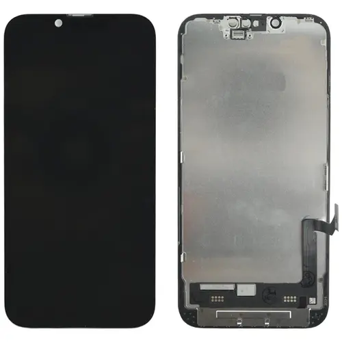 MR1_100691 Дисплей для iphone 14 чорний переклей PRC
