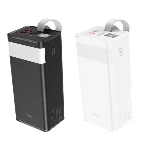 MR4_40731 Зовнішній акумулятор power bank hoco j86 powermaster fully compatible pd20w, qc, lcd, lamp 40000mah, чорний HOCO