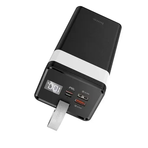 MR4_40731 Зовнішній акумулятор power bank hoco j86 powermaster fully compatible pd20w, qc, lcd, lamp 40000mah, чорний HOCO