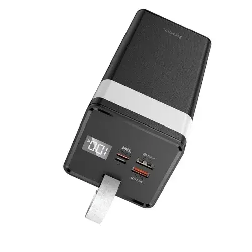 MR4_40733 Зовнішній акумулятор power bank hoco j86a powermaster fully compatible pd20w, qc, lcd, lamp 50000mah, чорний HOCO