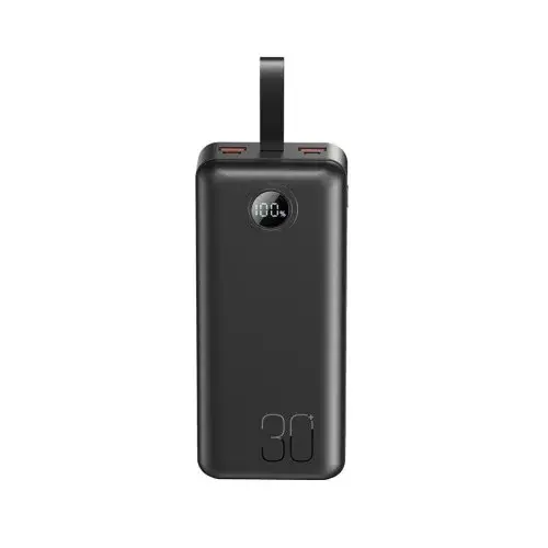 MR4_54848 Зовнішній акумулятор power bank xo pr240 type-c 20w, usb-a 22.5w fully 30000mah, чорний XO