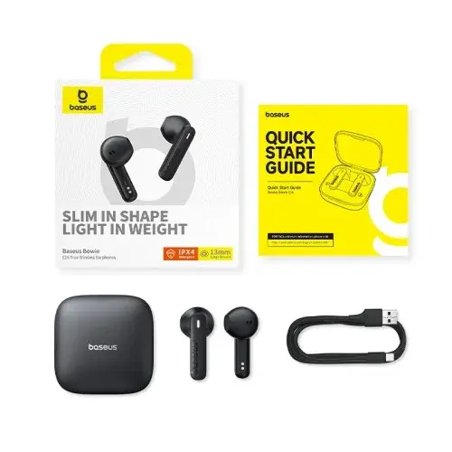MR4_56155 Навушники baseus bowie e16 true wireless earphones, чорний a00061900113-01 BASEUS
