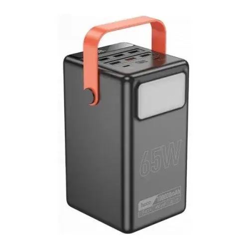 MR4_56669 Зовнішній акумулятор power bank hoco db03 max centurion 65w fully compatible pb, lamp, 100000mah, чорний HOCO
