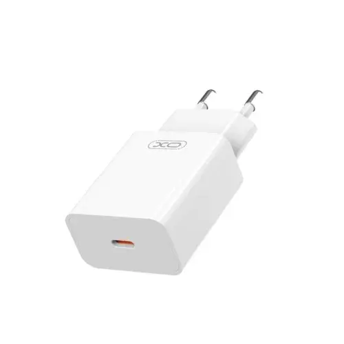 MR4_57240 Мережевий зарядний пристрій xo l126 type-c pd20w fast charging charger, білий XO