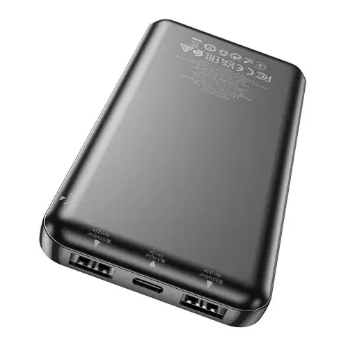MR4_58459 Зовнішній акумулятор power bank hoco j100 high-ranking power bank 10000mah, чорний HOCO
